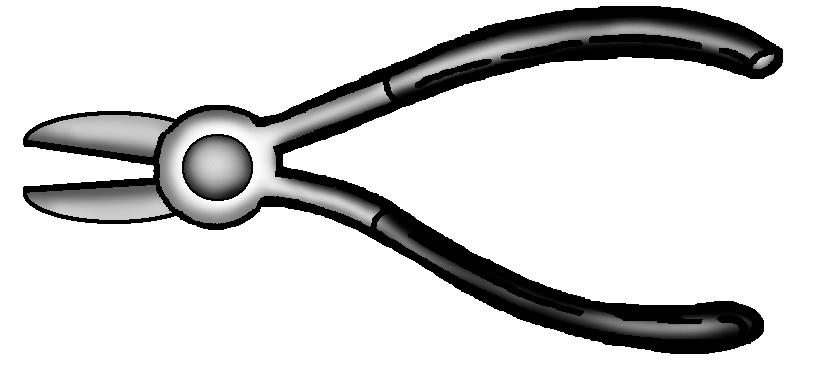 Diagonal-cutting pliers are used to cut electrical wire and tape as well as a variety of other material.