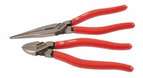 39 32606 - Combination Pliers 32642 - iagonal Cutters 32618 - Long Nose Pliers 326 Carpenter s End Nippers IN ISO 9243 High cutting performance and reduced effort achieved through the precise
