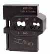 40 Toll Free: (800) 494-6104 PortaCrimp ies One piece die, held together to prevent mix up & loss. Easily interchangeable crimp dies are kept together with a special pin to simplify handling.