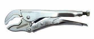 B UILT TO LAST A Curved Jaw Locking Curved jaws for gripping round and flat materials Wire cutter Drop forged premium quality Chrome