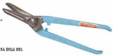 carbon steel Drop forged and heat treated Precision ground cutters Blue epoxy powder coated SCISSOR TINSNIPS