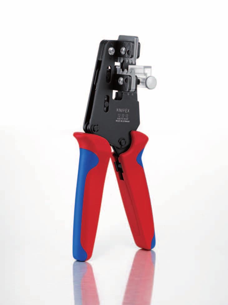 KNIPEX Wire rope cutter Dashing, sharp and ready Precise stripping of conductors up to 10 mm² cross section.