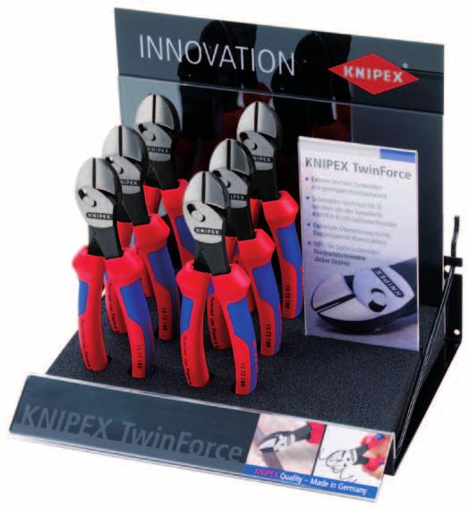 capacity: 6-8 screw drivers / hook sturdy wire rack dimensions: 270 x 120 x 200 mm Display for presentation of new products or promotions for 6-12 pairs of pliers with a length of 160