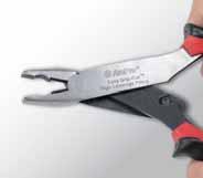 Effectivly cuts hardened wire, bolts, screws, and nails High Leverage Long Nose Pliers Precision-forged jaws for positive clamping Equipped with side