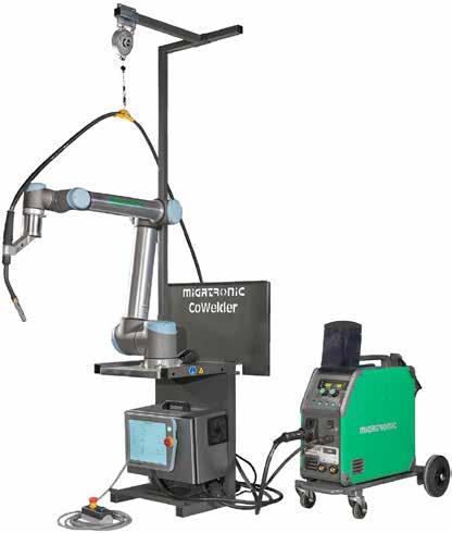 ... MAXIMUM FLEXIBILITY A NEW WELDING ASSISTANT The CoWelder is possibly the smartest and smallest automated welding solution on the market.