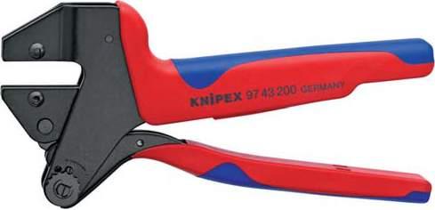 Crimping Pliers short design repetitive, high crimping quality due to precision dies and integral lock (self-releasing mechanism) crimping pressure has been set precisely (calibrated) in the factory,