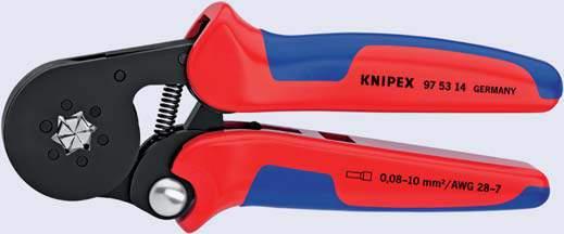 Self-Adjusting Crimping Pliers for end sleeves (ferrules) Square