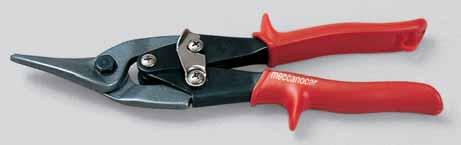 PIERS TOOS Sheet-metal shears with double lever, right-hand cut AUTOMATIC OPENING. PVC HANDES.