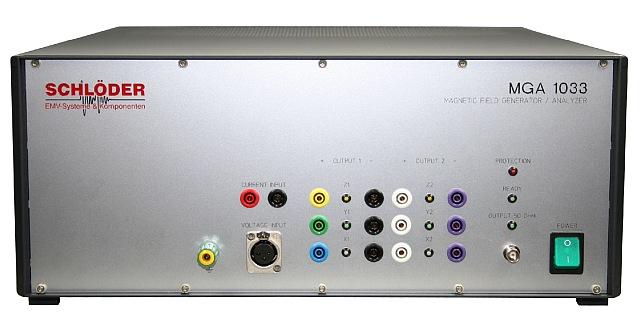 MGA 1030 Magnetic field system DC - 250 khz EN 55103-1 + 2, EN 61000-4-8, Autom
