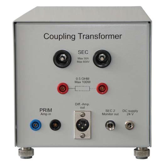 Additional Equipment Coupling Transformer MIL-STD-461E CS 101 requires a coupling transformer for conducted susceptibility tests.