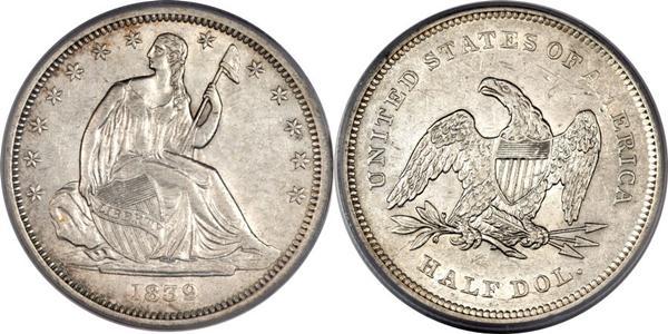 SEATED LIBERTY HALF DOLLARS (1839-1891) 1842-o small date reverse 1839 1844-o double date* 1846-6 over 6* 1846-o tall date* 1847/46 (early die state) 1850* 1851* 1852 1852-o* 1853-o no arrows and
