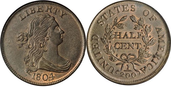 DRAPED BUST HALF CENT (1800-1808) 1802, 2 over 0 1805, Small 5, Stems to Wreath 1806,