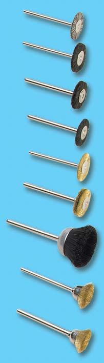 Polishing Accessories Kemet Brushes A large selection of brushes, wheels and cups in a variety of shapes and sizes is available. SUPRA MM BRUSHES Style Ref. Type Trim Length Dia.