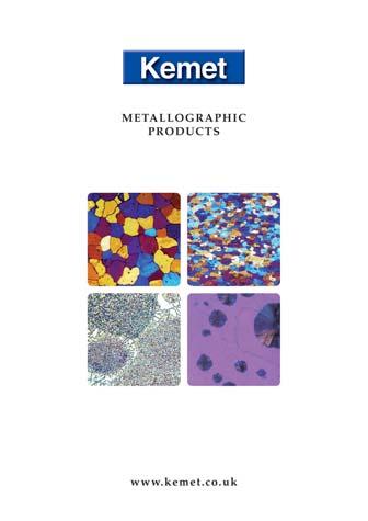 2 METALLOGRAPHIC CONSUMABLES ISSUE 2 TRAINING