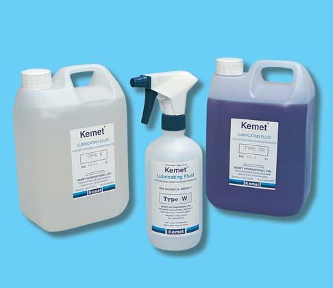Lubricating Fluids Kemet Lubricating Fluids Assists Kemet Diamond Products to cut and polish more effectively by absorbing frictional heat and diluting the lapping residue.