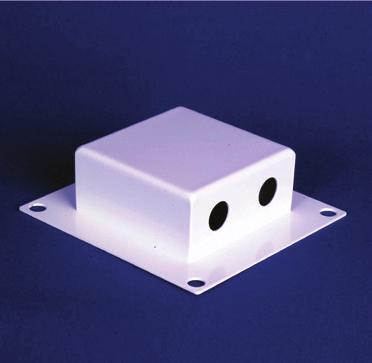 802110 Cover Box 42 mm 2x16mm holes for