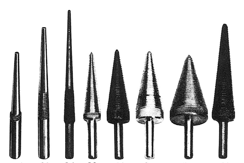 CONE POINT MANDRELS ARBORS & FLAP WHEELS Cone Point Mandrels Falcon Rubber Cushioned Arbors STYLE (IN) SHANK RC-1 08J-RCA1000 1/4 x 1/2 1/8 $1.90 RC-2 08J-RCA2000 3/8 x 1/2 1/8 $2.