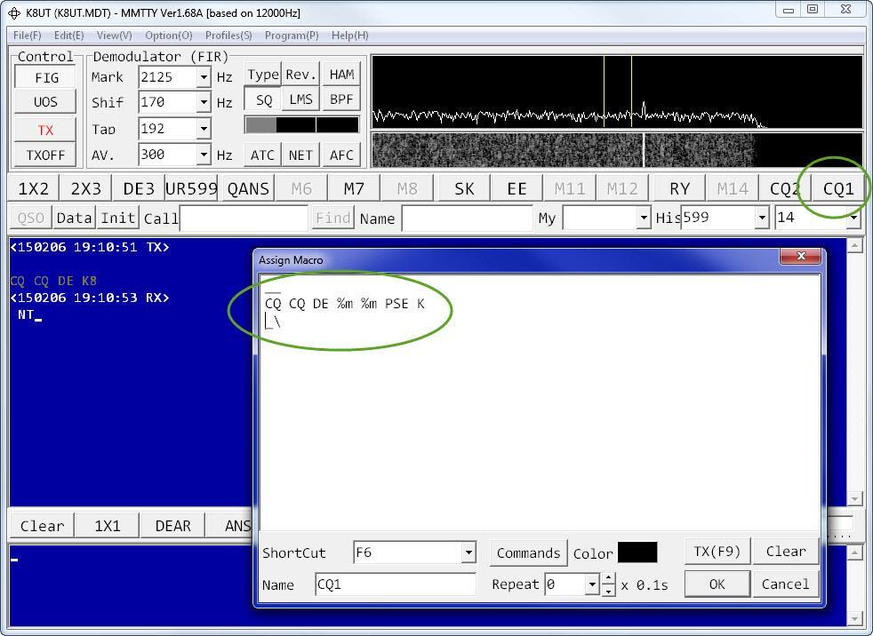 Step 3 My First QSO BUT before doing that
