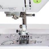 helps ensure consistent stitch length on all fabric