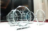 Trophies of Quamnet Outstanding Enterprise Awards 2013 Thank you award of award