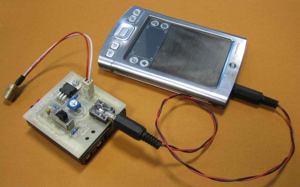 Build your own 21 st Century Photophone Transmitter external power