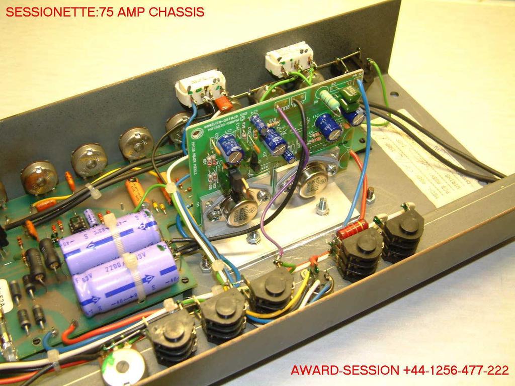 REPLACING A POWER MODULE IN A SESSIONETTE:75 GUITAR OR SESSIONETTE:100 BASS AMPLIFIER The following applies to all 1980s models from January 2003 The procedure is quite simple and the accompanying