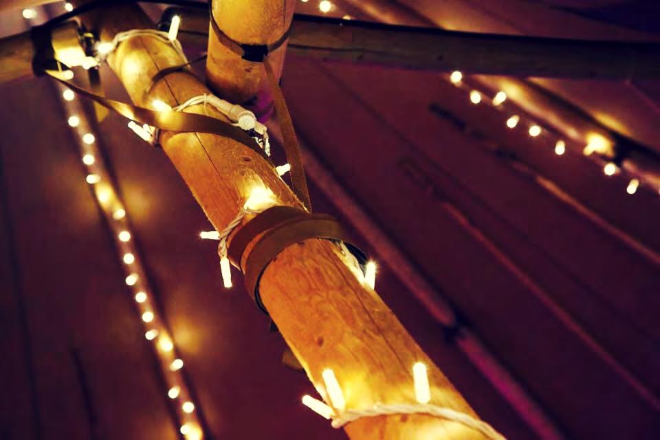 We can source any additional lighting to beautify your tipi! We're talking giant light up letters, edison bulb chandeliers, fairy lit curtain backdrops...you name it, we'll sort it!