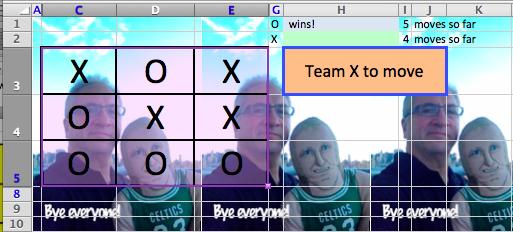 Excel Lesson 6 page 9 Jan 18 Some people like to use a graphic for the background to make their game more visually