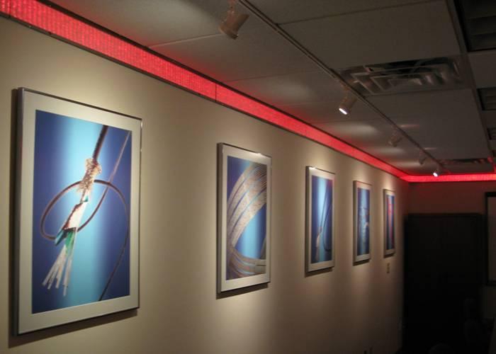 Creative Applications: Room Perimeter Lighting System Shown: (2) 34 ft (10.3 m) 3 inch wide cables (2) 34 ft (10.