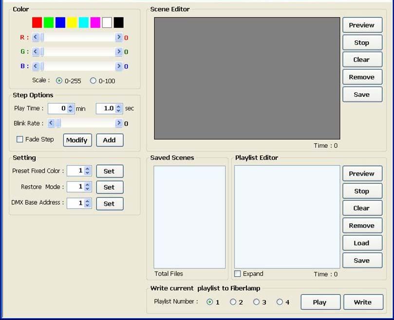 Easy to Use Programming Interface Software allows users to create and