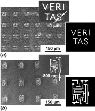 This technique can also generate arrays of complicated patterns with larger sizes of microlenses.