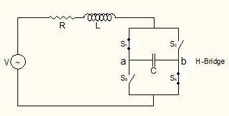 1 Two Switch Resistor Simulation The capacitor is charged alternatively, almost instantaneous, to voltages V 1 respective V 2. The mean current that passes through capacitor is (2.