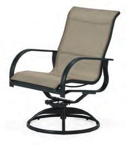 Mayfair Sling M65001 High Back Dining Chair 24.75"W 31.5"D 37.