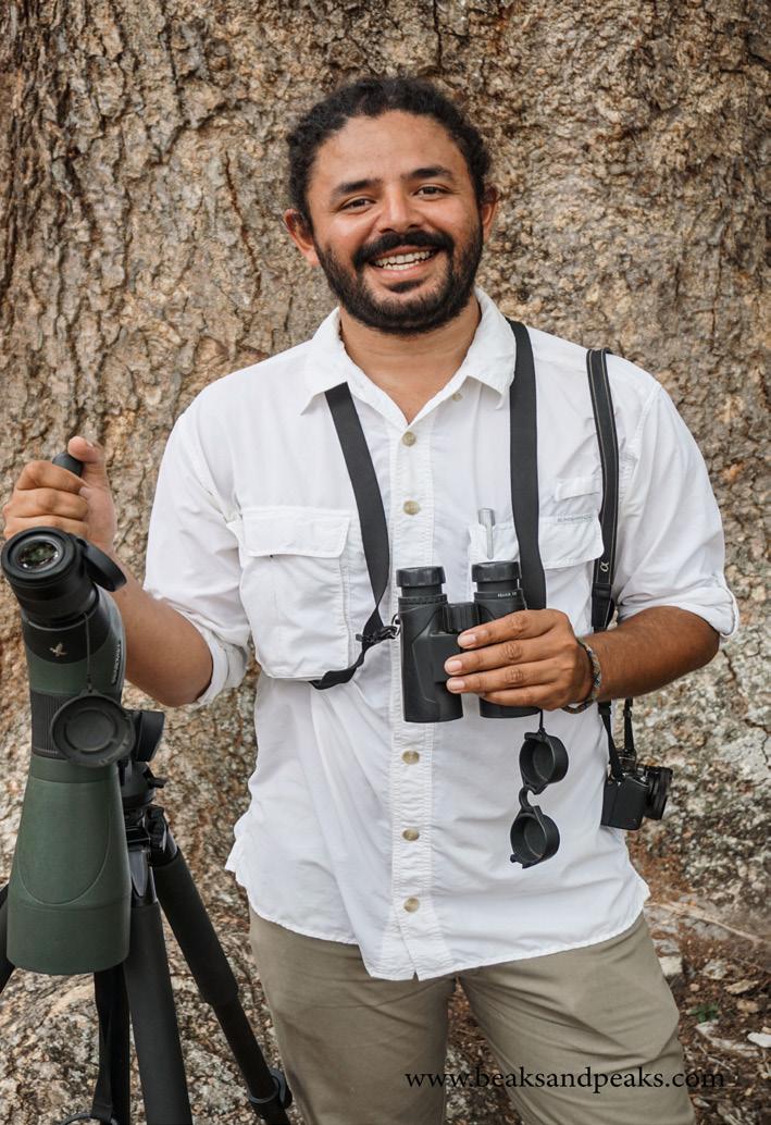 HONDURAS Your guides William Orellana William started birding at an early age in his hometown, Gracias Lempira, Honduras.