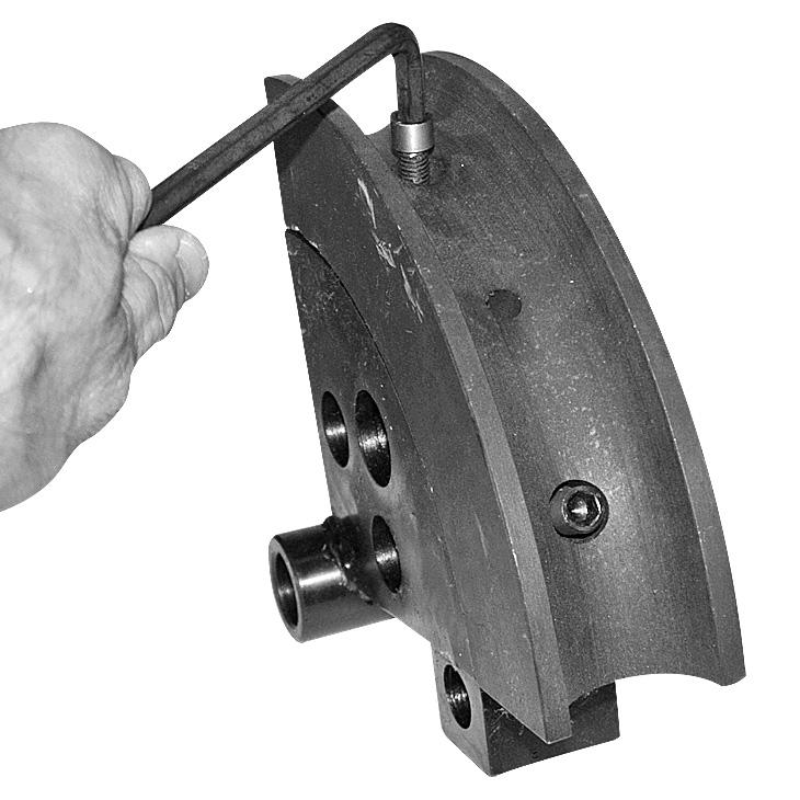(Fig. F). 5. The Die Block will be free and The Jack will now be supported by hanging from the Tension Spring. 6.