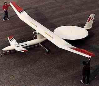 Figure 2. Image of SHARP aircraft. [8] Laser powered flight s first success came with lightcraft.