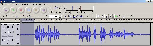 Action 2 Topping & Tailing This is the simplest form of audio editing. Basically this is just the act of removing any long gaps at the beginning and end of your material.