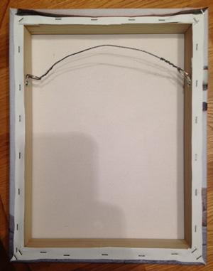 Framed items must be ready to hang using secure screw eyes