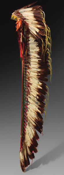 The collection shows Native Americans creativity in transforming, or changing, natural materials into artworks of beauty, power and mystery.