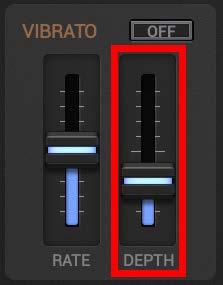 8.2.14 Vibrato Use the Vibrato function to add Vibrato to your sound.