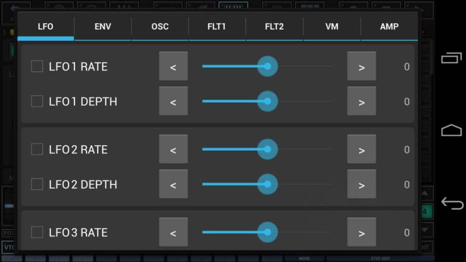 8.1.3 Modulation Wheel (free assignable Morph Group) The VA-Beast on-screen keyboard comes with modulation wheel, which controls a very powerful, free assignable Morph Group.