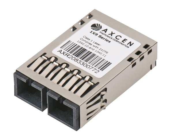 link over single-mode optical fiber. These transceiver modules are compliant with the DSC Multisource Agreement (MSA).