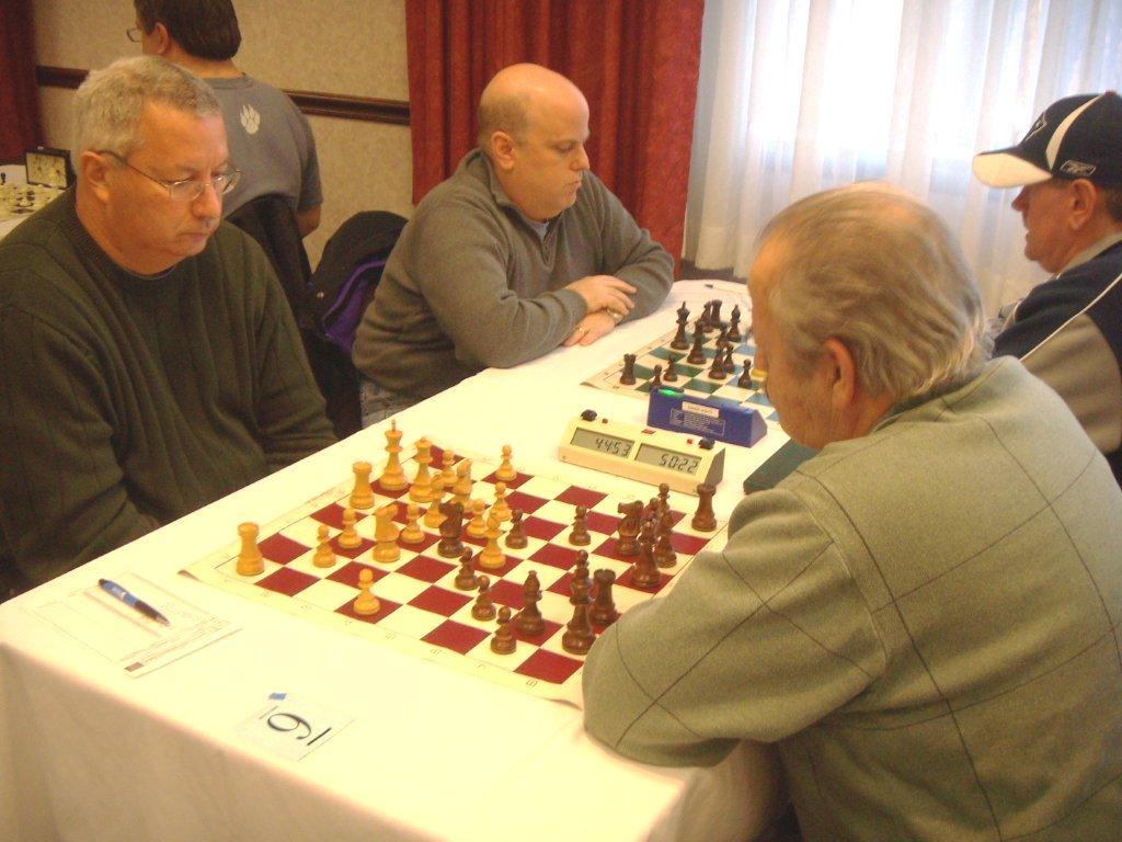 Intermediate Section winner, Tom Provost, Sr., playing Black against Dave McGrath. Provost prevailed. (6) Seedner,Mark - Provost,Tom [C48] 2010 NH Am. (2), 04.12.2011 1.e4 e5 2.Nf3 Nc6 3.Nc3 Nf6 4.