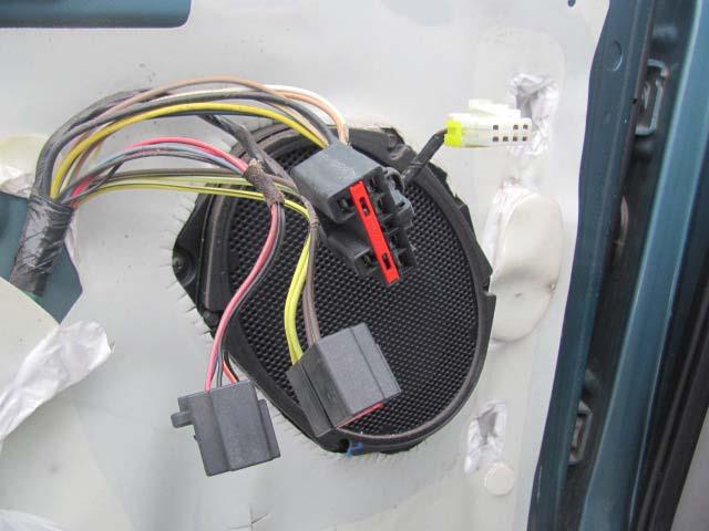 STEP 4: Disconnect the electrical connectors from the power master switch