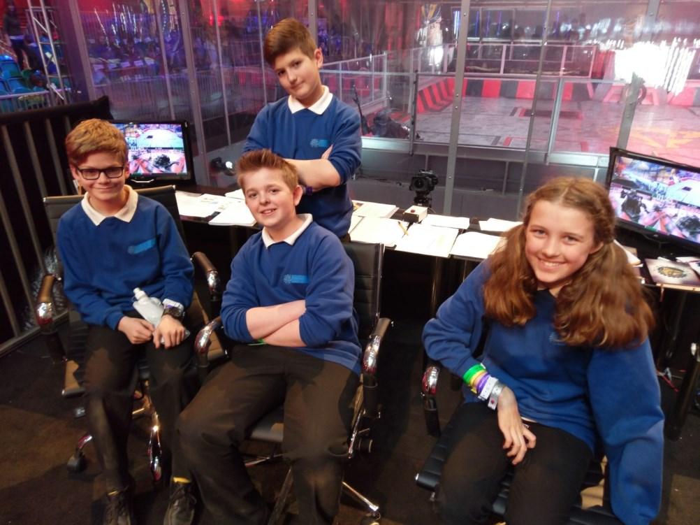 COLLINGWOOD STUDENTS COMPETE ON BBC2 S ROBOT WARS!