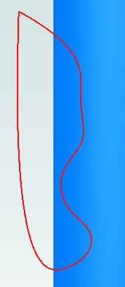 Drawing in 2D provides almost limitless flexibility. No need to just draw a radius, I can draw any shape line as long as it does not have undercuts 2. First I drew a freehand 2D figure.
