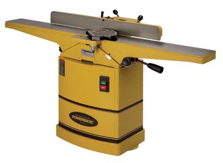 JOINTERS 4A 6" DELUXE JOINTER WITH Helical head or QUICK AUTO-SET KNIVES (see chart for details) 1HP, 1Ph, 11/230V (Prewired 11V) Fine adjust lever for infeed table height Oversized, 66" long