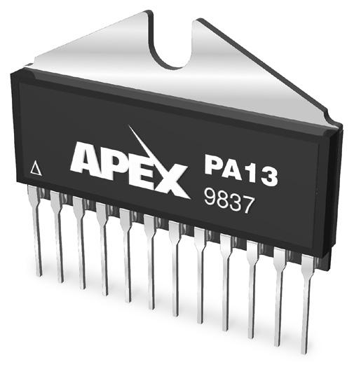 PA, PAA Power Operational Amplifier FEATURES LOW THERMAL RESISTANCE.