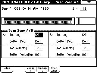 7 1A: Copy Arpeggiator This command copies arpeggiator settings. 1 Select this command to open the following dialog box.