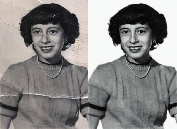 2.8 Photo Restoration Photo restoration and retouching the art of preserving and enhancing old photographs folded from misuse or cracked and faded with age is a form of digital image manipulation
